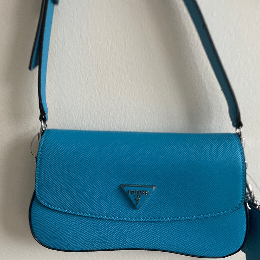 GUESS BLUE PURSE